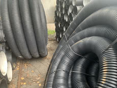 Гофрированные трубы дренажные SN4-6 Ø 200 мм TehnoWorld (Румыния)